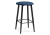 Барный стул Гангток темно-синий / черный матовый фото, изображение
