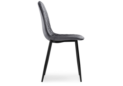 Стул Capri dark gray / black фото, изображение