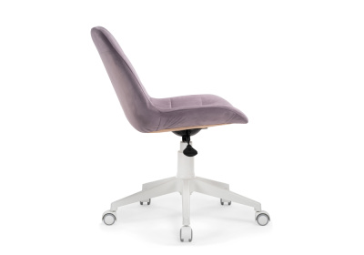 Компьютерное кресло Келми 1 светло-лиловый / белый фото, изображение