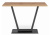 Стол деревянный Мичиган Лофт 25 мм дуб вотан / черный матовый фото, изображение