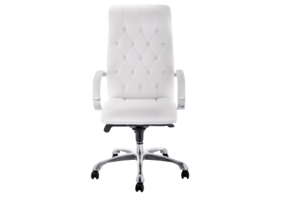 Компьютерное кресло Osiris white / satin chrome фото, изображение