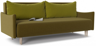 Диван-кровать Mille зеленый фото, изображение