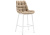 Барный стул Алст бежевый / белый фото, изображение
