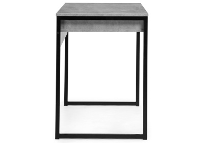 Письменный стол Леон Лофт бетон / матовый черный фото, изображение