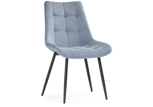 Стул Sidra light blue / black фото, изображение