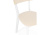 Стул деревянный Гилмар бежевый велюр / белый фото, изображение