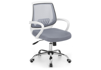 Компьютерное кресло Ergoplus light gray / white фото, изображение
