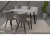 Стол деревянный Тринити Лофт 140 25 мм бетон / матовый черный фото, изображение
