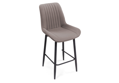 Барный стул Седа К крутящийся латте / черный фото, изображение