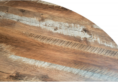 Стол деревянный Пенг дуб юкон / черный фото, изображение