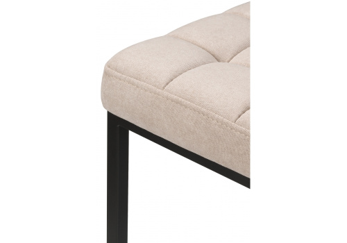 Барный стул Лофт ткань канди крем / черный матовый фото, изображение