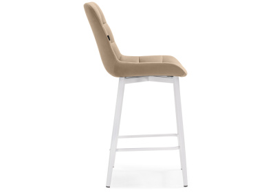 Барный стул Алст бежевый / белый фото, изображение
