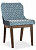 Набор из 2 стульев Nymeria синий фото, изображение