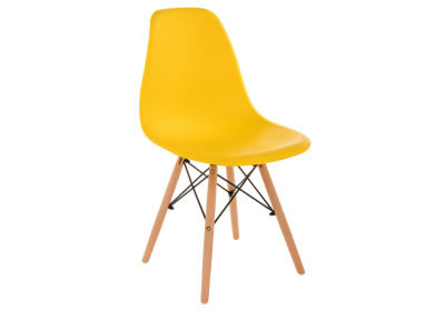 Стул Eames PC-015 желтый фото, изображение