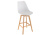 Барный стул Burbon белый фото, изображение