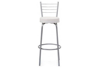 Барный стул Kuroda белый полимер / светлый мусс фото, изображение