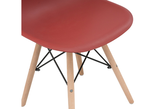 Стул Eames PC-015 bordeaux фото, изображение