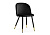 Стул Gabi black / black / gold фото, изображение